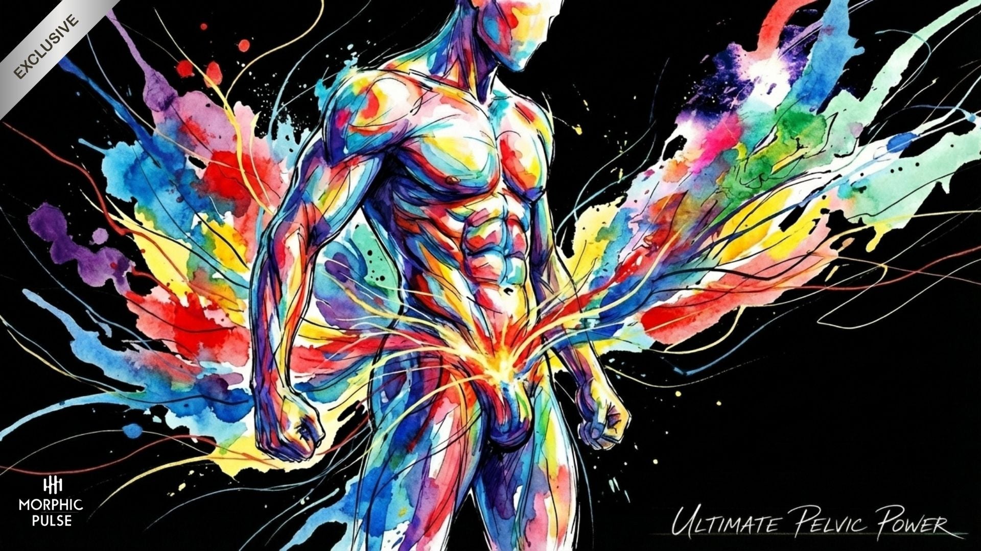 Pelvic power and male core strength morphic field cover art