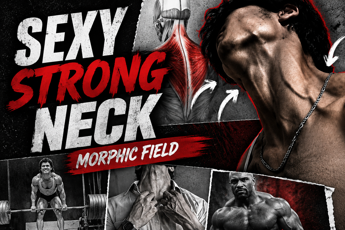Masculine neck and posture morphic field program cover art