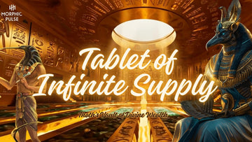 🏺 Tablet of Infinite Supply: Thoth’s Vault of Divine Wealth — A Sacred Morphic Transmission from the Emerald Tablets