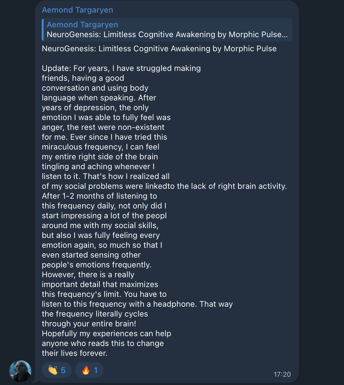 Community result