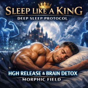 sleep like a king: deep sleep protocol: hgh release & brain detox morphic field advanced