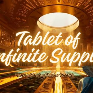 🏺 tablet of infinite supply: thoth’s vault of divine wealth — a sacred morphic transmission from the emerald tablets